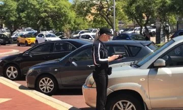 Photo of a parking infringement 